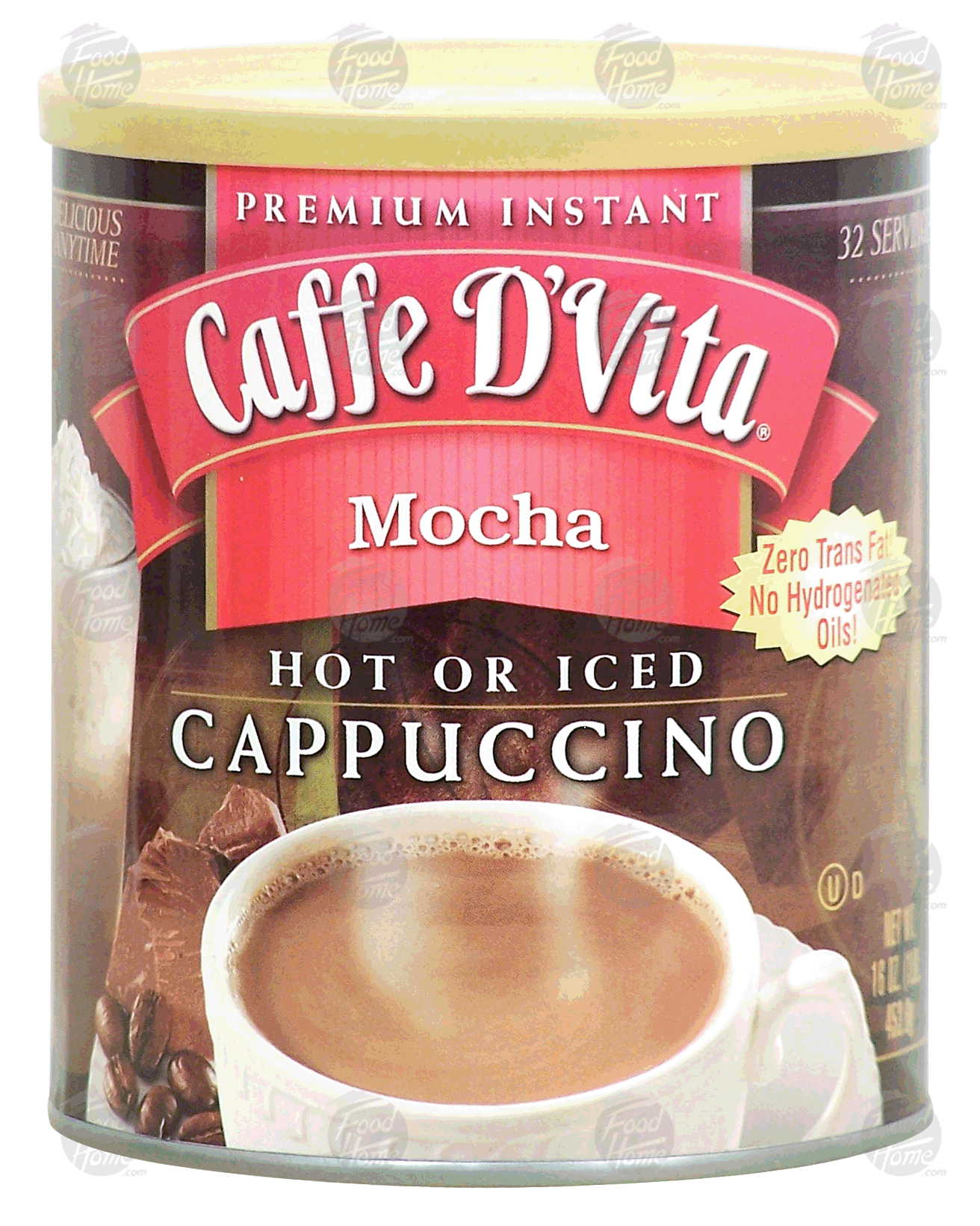 Caffe D' Vita Mocha hot or iced cappuccino, 32 servings Full-Size Picture